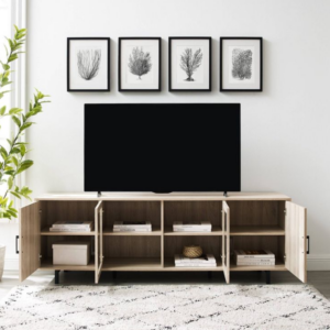 Multiple Door Fold TV Stand for extra storage